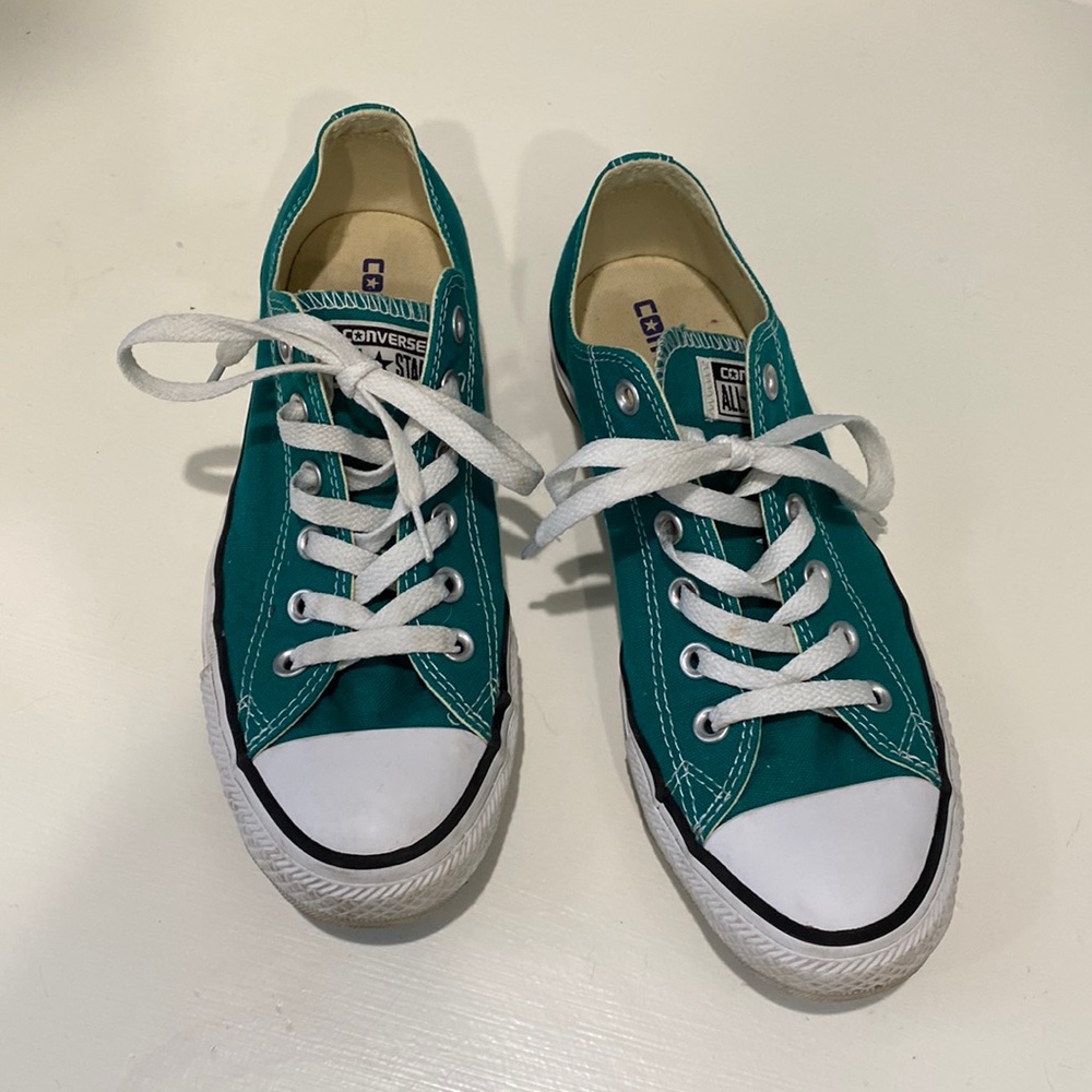 Converse Chucks, sz 9, teal